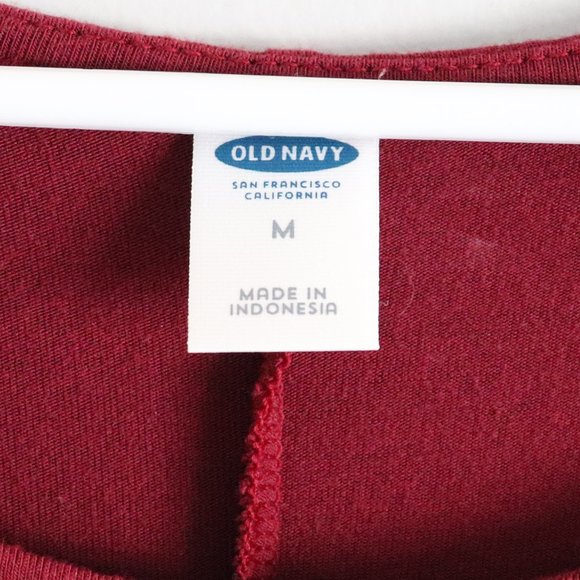 Burgundy Red A-Line Dress | 080 - Picture 2 of 4